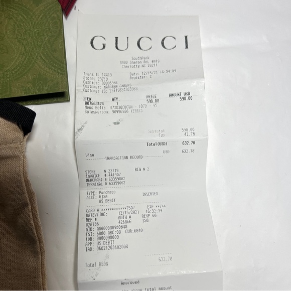 NWOT Gucci Belt Men's Leather Metal Black Brown 95cm 38in 473030 Interlocking G… - Picture 2 of 10